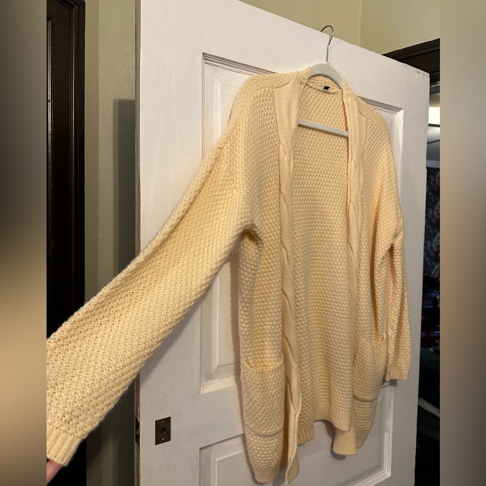 Cozy Cream Cardigan - size M